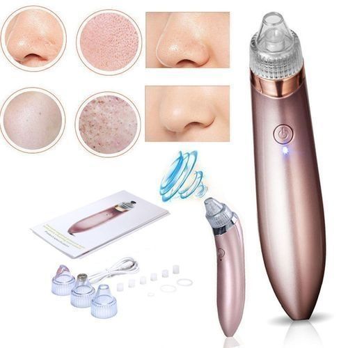 5-in-1 Rechargeable Blackhead Remover - with 5 Interchangeable Heads