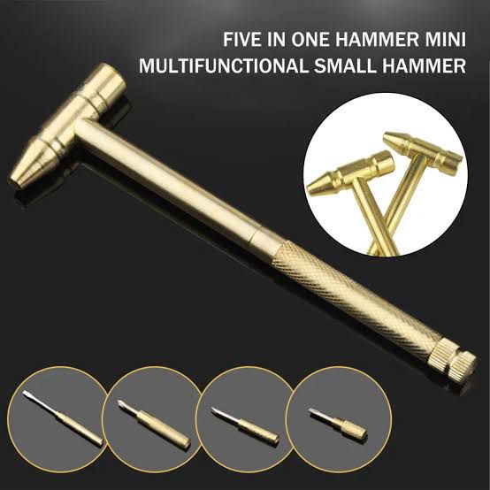5-in-1 Mini Hammer & Screwdriver Tool Set – Compact Multi-Function Hand Tools Kit