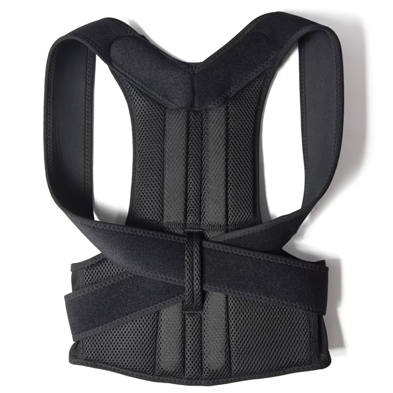 Adjustable Back Support Belt | Posture Corrector | Breathable Spine & Shoulder Support Brace for Men & Women