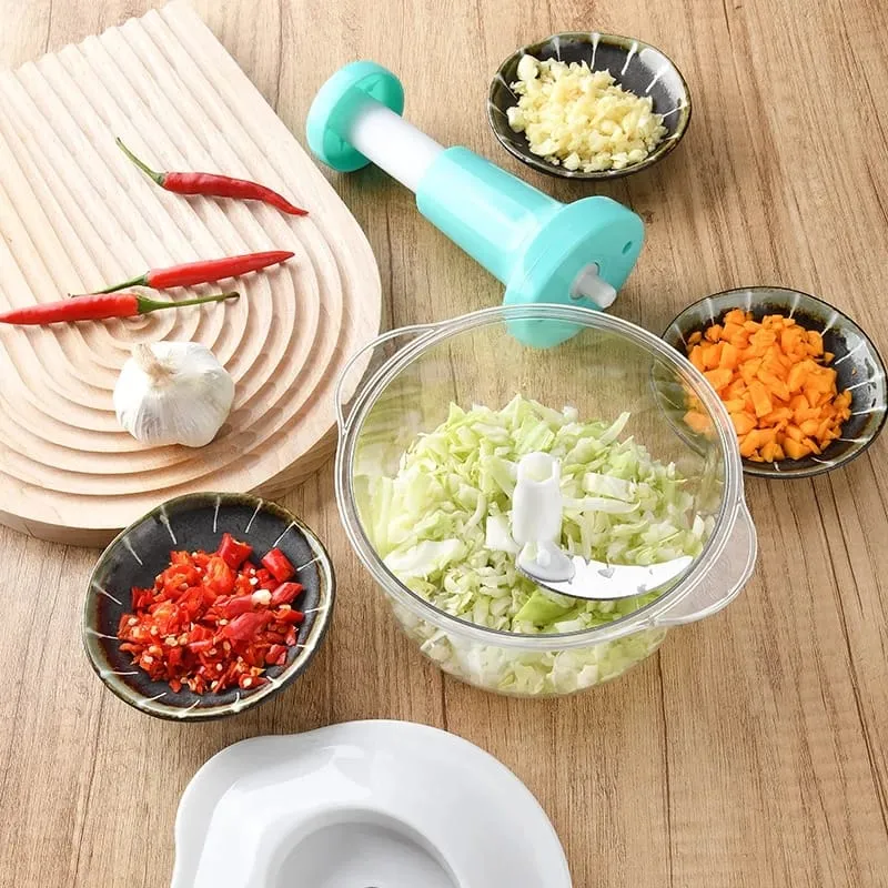 Multifunctional Manual Vegetable Chopper & Cutter 1.5 L