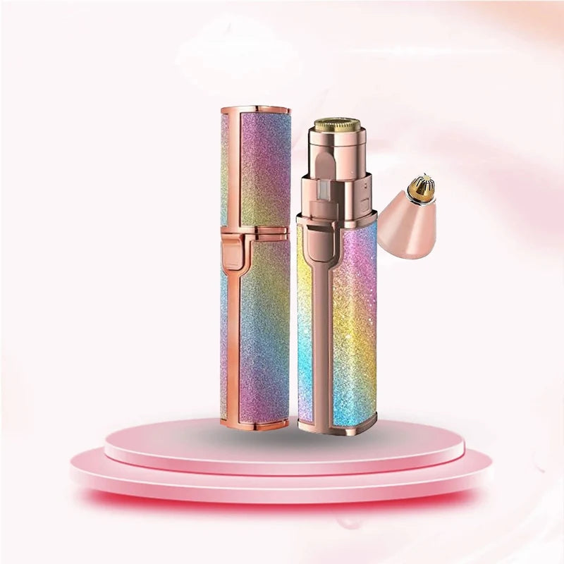 2-in-1 USB Rechargeable Eyebrow Trimmer - Smooth & Painless Hair Removal