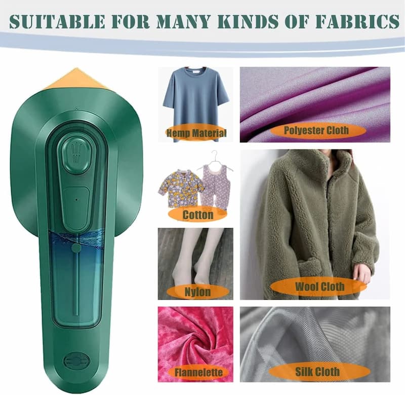 Professional Mini Steam Iron for Clothes – Quick Wrinkle Remover