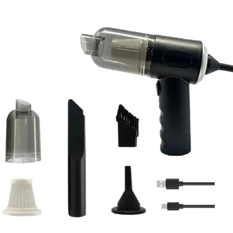 3-in-1 Portable Vacuum Cleaner &amp; Electric Air Duster – Cordless Mini Vacuum for Car, Home, Keyboard &amp; Electronics