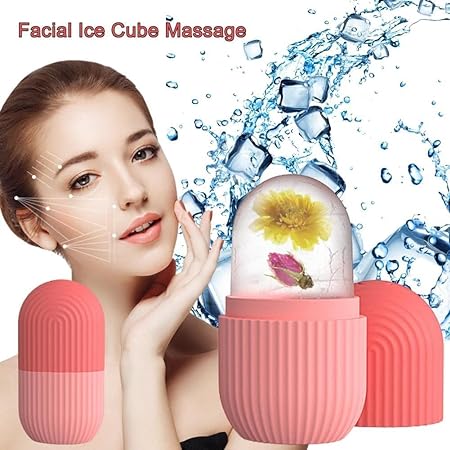 Ice Face Roller – Reusable Facial Ice Roller for Puffiness, Redness & Smoother-Looking Skin