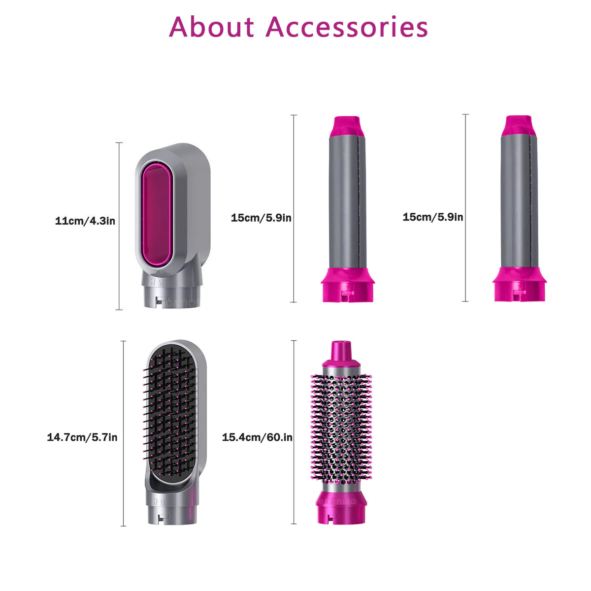 5-in-1 Hair Styler – Hair Dryer, Straightener, Curler & Volumizer