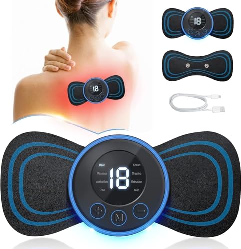 Wireless EMS Mini Body Massager – Portable Butterfly Massager for Muscle Relaxation