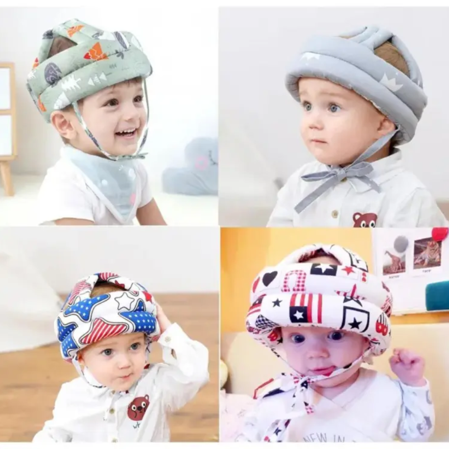 Baby Safety Helmet – Soft Anti-Collision Head Protection Cap