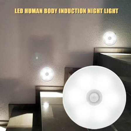 Intelligent Induction LED Sensor Light – Rechargeable Motion Sensor Lamp | Self-Adhesive Light for Kitchen, Closet, Stairs &amp; Office